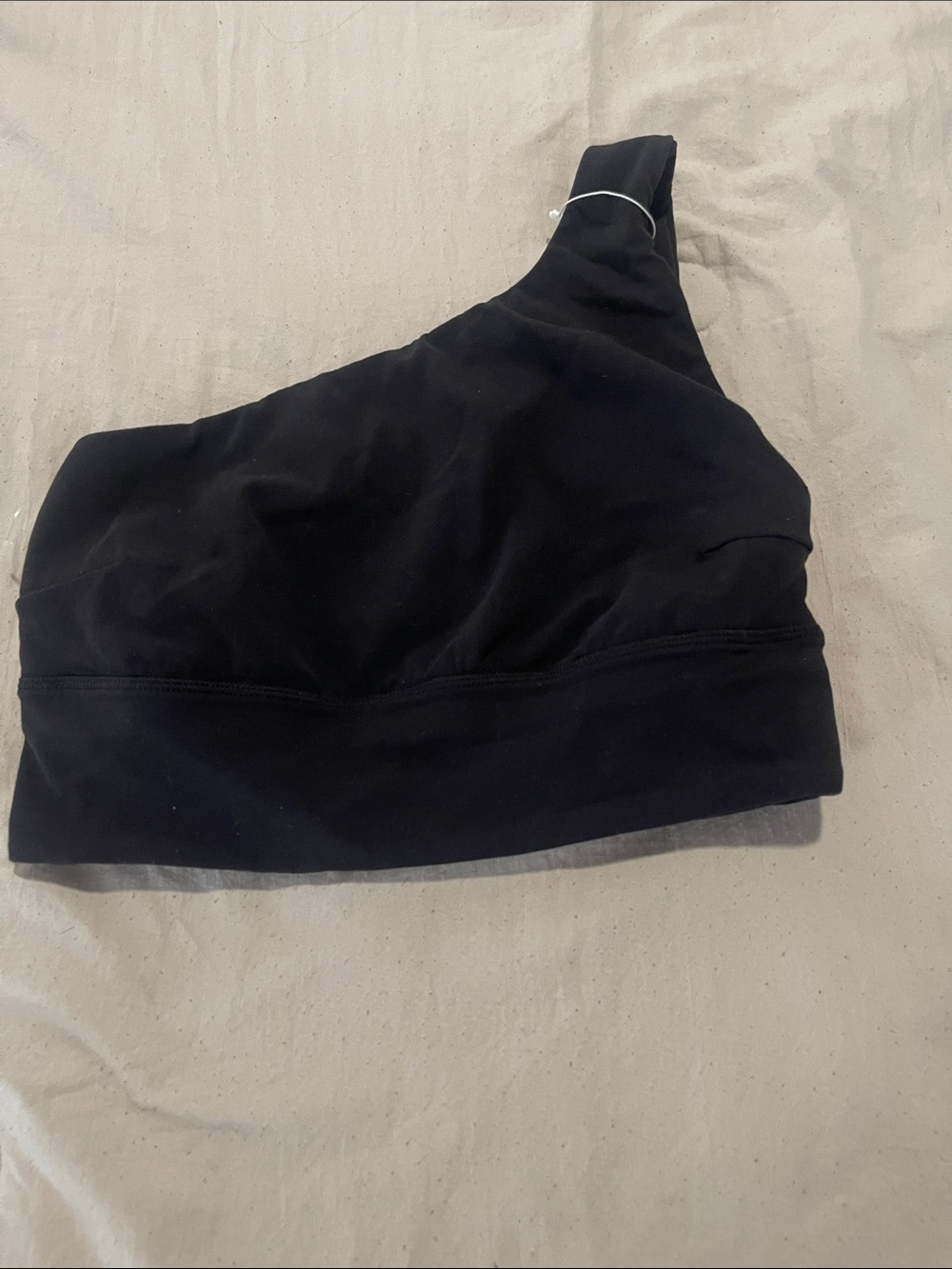 lululemon athletica Black Asymmetric Sports Bra
